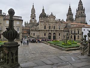 Archivo:Plaza de la Azabachería, Santiago de Compostela