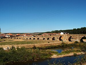 Archivo:Puente del Paso Honroso en Hospital de Orbigo
