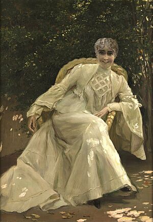 Archivo:Retrato de Lucia Monti en el jardín