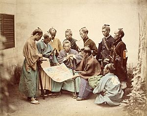 Archivo:Satsuma-samurai-during-boshin-war-period