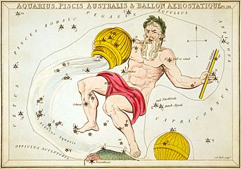 Archivo:Sidney Hall - Urania's Mirror - Aquarius, Piscis Australis & Ballon Aerostatique