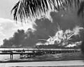 USS SHAW exploding Pearl Harbor Nara 80-G-16871 2