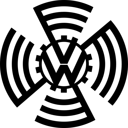 VW logo 1937 to 1939
