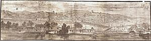 Archivo:Vista de Tortosa el 1563 per Athonie van den Wijngaerde