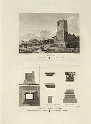 Archivo:1806-1820, Voyage pittoresque et historique de l'Espagne, tomo I, Sepulcro en Villa Joyosa