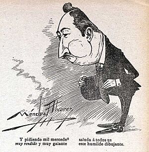 Autocaricatura de Méndez Álvarez (1901).jpg