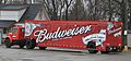 Budweiser beverage delivery truck Romulus Michigan