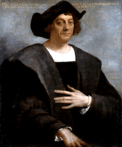 retrato de Cristóbal Colón de 1519
