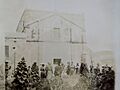 Church in Nazareth, built on supposed site of Joseph's workshop, 1891