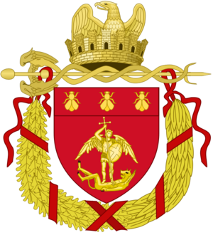 Archivo:Coat of arms of Brussels (Napoleon)