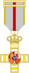Cross of the Military Merit (Spain) - Yellow Decoration.svg