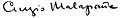 Curzio Malaparte signature