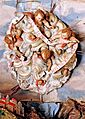 Detalle superior del retablo belén del retablo de la Porciúncula, Iglesia de S. Francisco, Sta. Cruz de Tenerife
