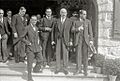 Diferentes personalidades en el Museo Zuloaga, entre los que se encuentran Gregorio Marañón Posadillo (medico-escritor), Ignacio Zuloaga y Zabaleta (pintor), Ramón Pérez de Ayala... (1 de 2) - Fondo Car-Kutxa Fototeka