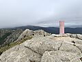 El vértice geodésico de Siete Picos. Sierra de Guadarrama. España. Spain
