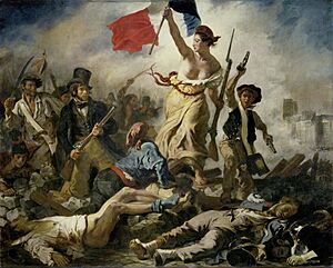 Archivo:Eugène Delacroix - Le 28 Juillet. La Liberté guidant le peuple