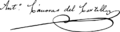 Firma Cánovas del Castillo