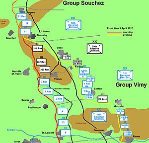 Archivo:GermanDispositionsatVimy9April1917
