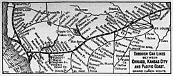 Archivo:Grand Canyon Route of the Atchison, Topeka & Santa Fe Railway 1900-05