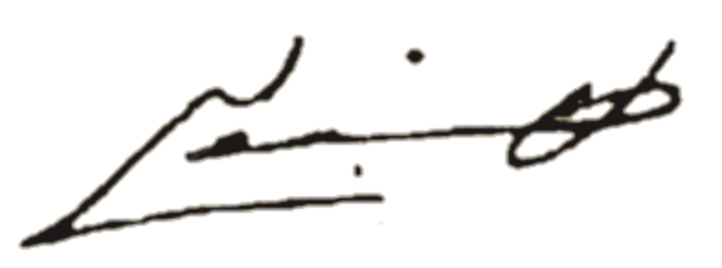Hassan II signature