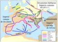 Invasiones bárbaras Imperio romano-es