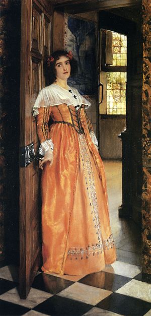 Archivo:Laura Theresa Alma-Tadema - At the Doorway