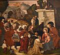 Ludovico Mazzolino, Adorazione dei Magi con i santi Bernardo e Alberico nel paesaggio, Traversetolo - Fondazione Magnani-Rocca - 2024-09-17 19-13-17 001