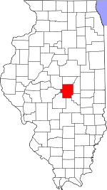 Map of Illinois highlighting Macon County.svg