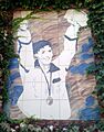 Miriam Blasco (mural en Valladolid)