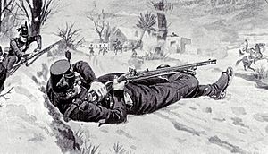 Archivo:Mort du général de Colbert au combat de Cacabelos