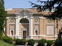 Archivo:Pinacoteca Vaticana, exterior (southwest part)