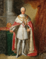 Porträt ders Kaiser Franz I von Österreich im Krönungornat
