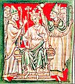 Richard Löwenhez, Salbung zum König
