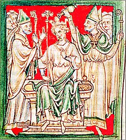 Richard Löwenhez, Salbung zum König.jpg