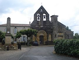 Savignac (Gironde, Fr), l'église.JPG