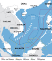 South China Sea claims map