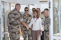 Archivo:Spanish MOD "Carme Chacón" visits ISAF