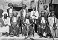 Sultan Said Ali ben Said Omar of Bambao with other important people in Ngazidja (grand comore)