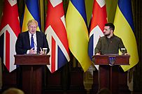 Ukraine and Great Britain will continue to strengthen anti-war coalition - Volodymyr Zelenskyy after meeting with Boris Johnson in Kyiv. (51994040287)