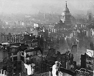Archivo:View from St Paul's Cathedral after the Blitz