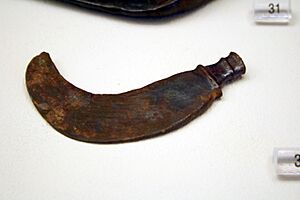 Archivo:1255 - Keramikos Museum, Athens - Iron tool - Photo by Giovanni Dall'Orto, Nov 12 2009