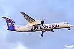 Air Iceland (Flugfélag Íslands) TF-FXI De Havilland Canada DHC-8-400 Dash 8Q Reykjavik Airport (RKV BIRK) (52700443107).jpg