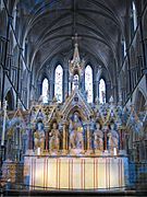 Altar in Worcester Cathedral