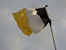 Archivo:Bandera de Arcachon, en Francia