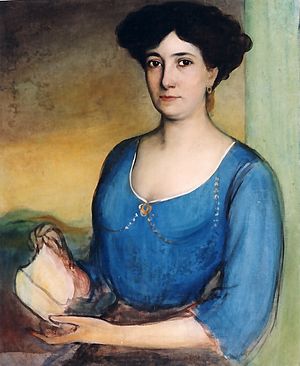 Archivo:Boceto para el retrato de La señora de Casanueva by Julio Romero de Torres