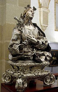 Archivo:Busto-relicario de Santa Rosalía. (Tesoro de la catedral de Sevilla)