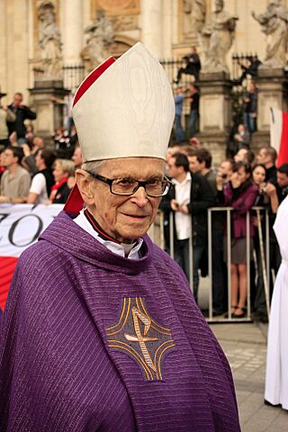 Cardinal Franciszek Macharski, Archbishop Emeritus of Kraków.jpg