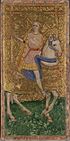 Cary-Yale Tarot deck - Knight of Coins.jpg