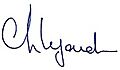 Christine Lagarde Signature