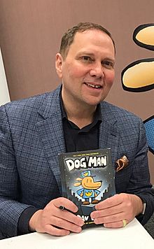 Dav Pilkey at a book event in 2018.jpg